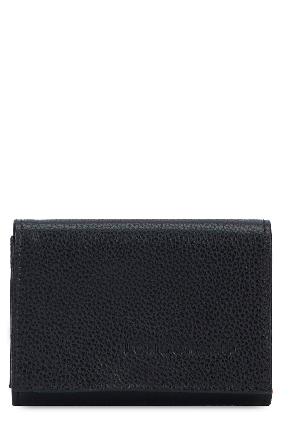 Longchamp Leather Wallet — Black
