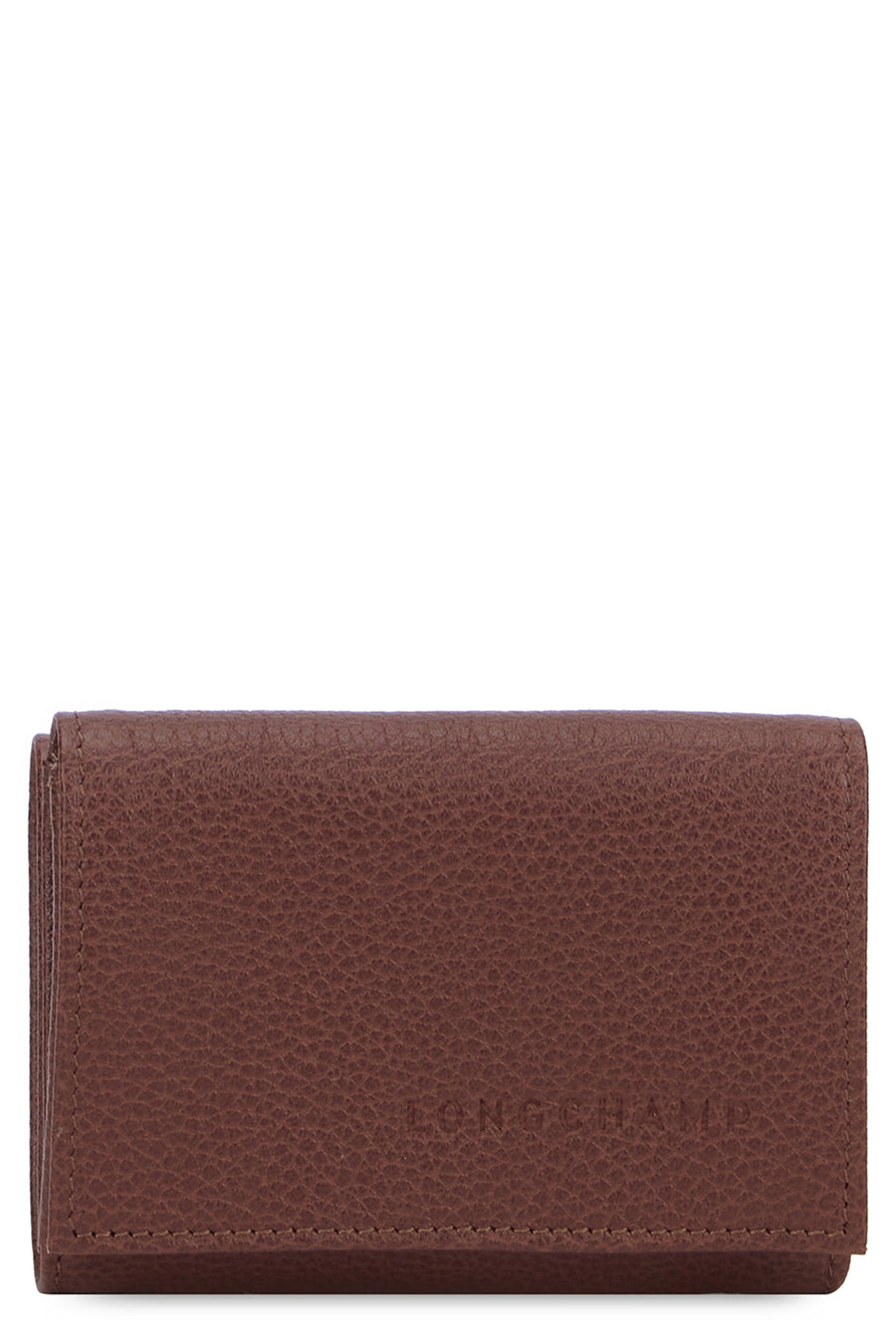 Longchamp Leather Wallet — Brown