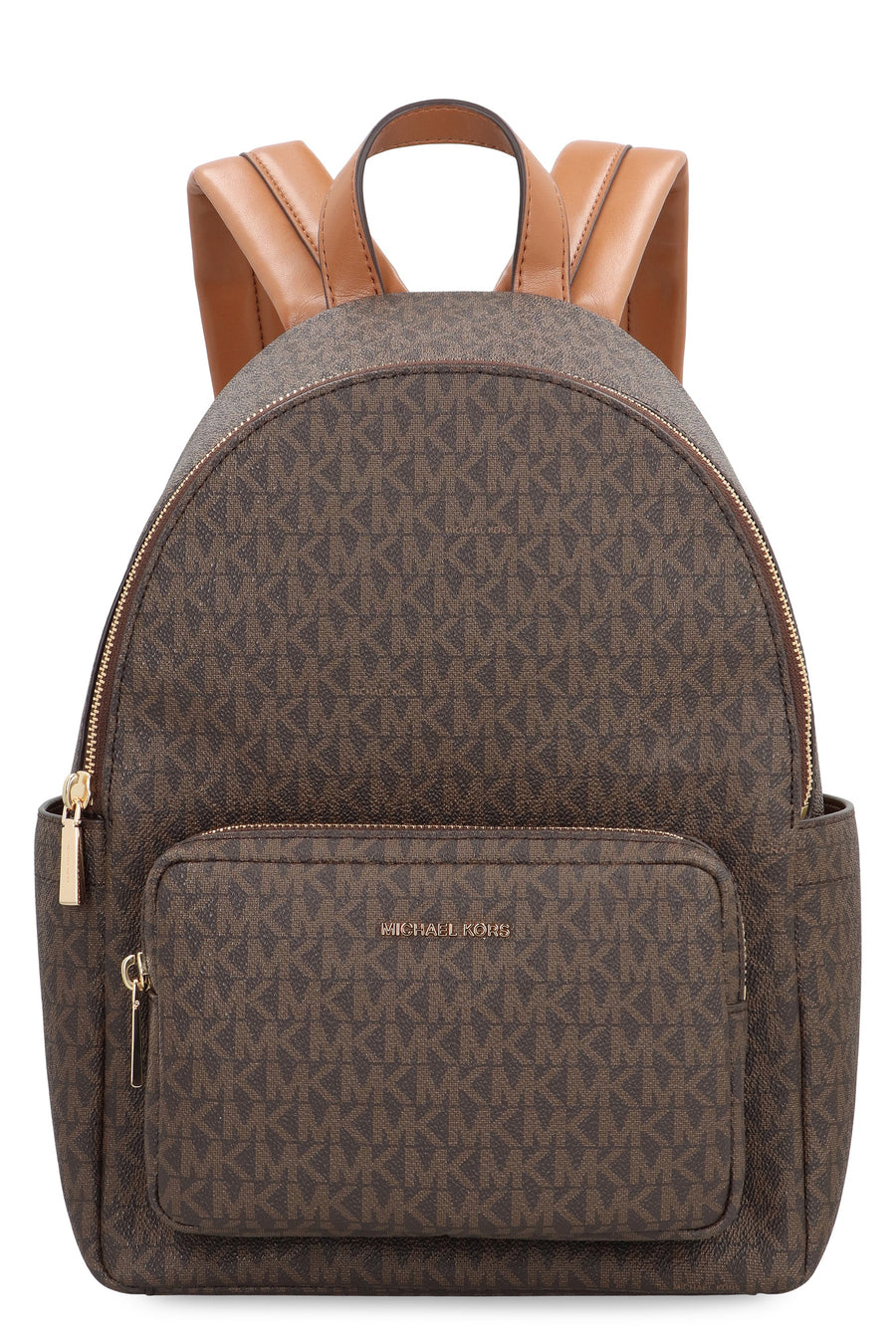 Michael Michael Kors Logo-Monogram Pvc Backpack — Brown