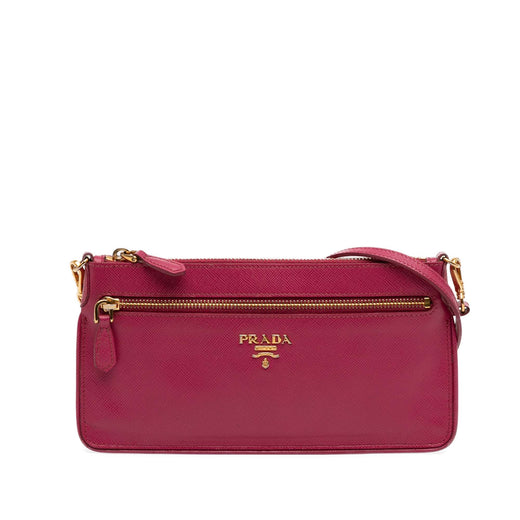 Saffiano Lux Top Zip Crossbody - Image 1