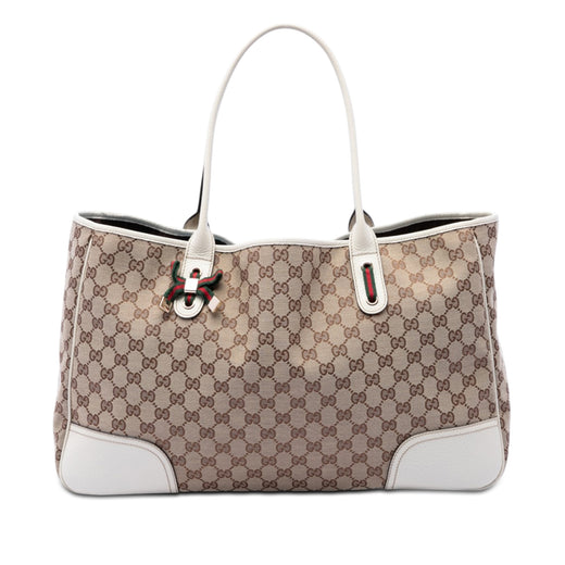 GG Canvas Web Princy Tote - Image 1