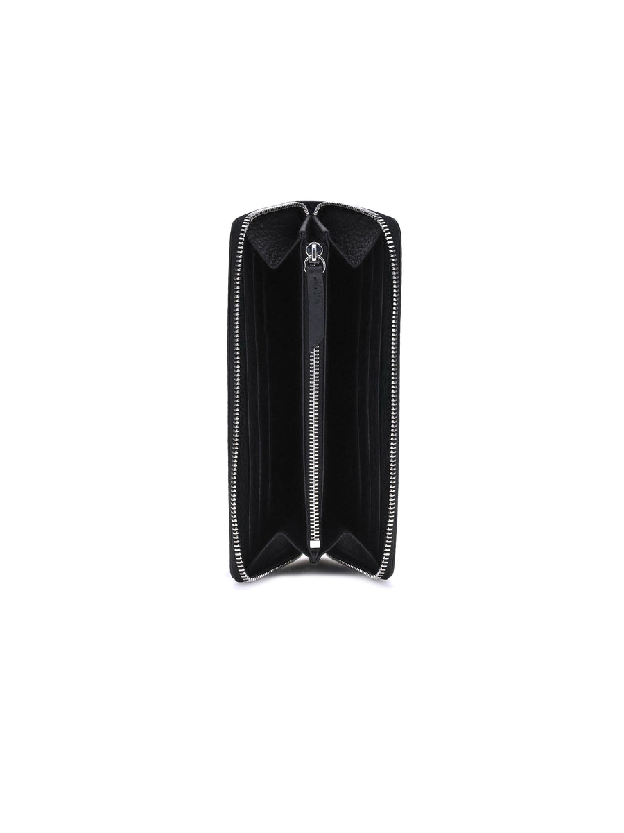 Maison Margiela Embossed Calf Leather Wallet — Black & Purses