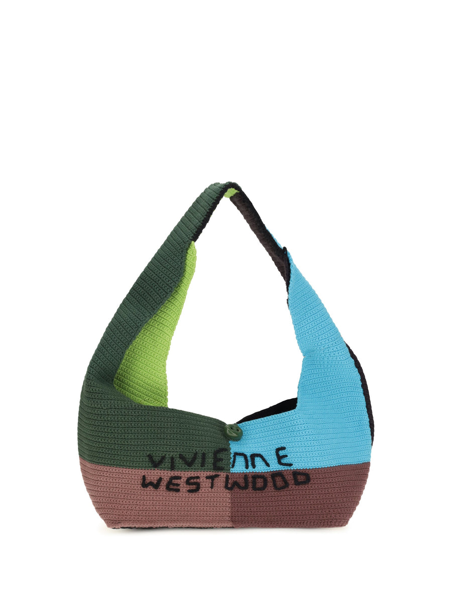 Vivienne Westwood Ellie Shoulder Bag — Multicolor Cotton
