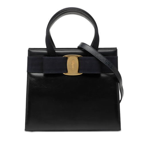 Leather Vara Bow Satchel - Image 1