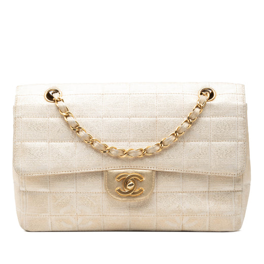 New Travel Line Medium Metallic Nylon Single Flap - Image 1