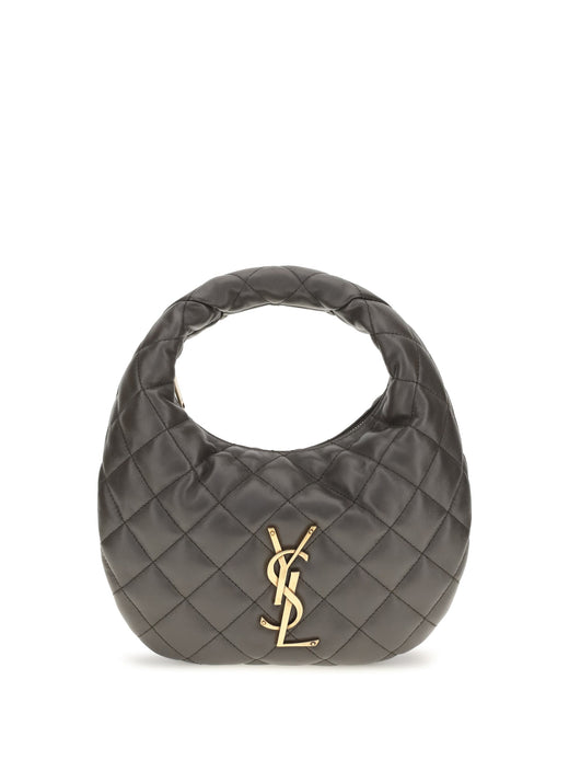 Saint Laurent Hobo Bag — Gray Lamb Ovis Aries