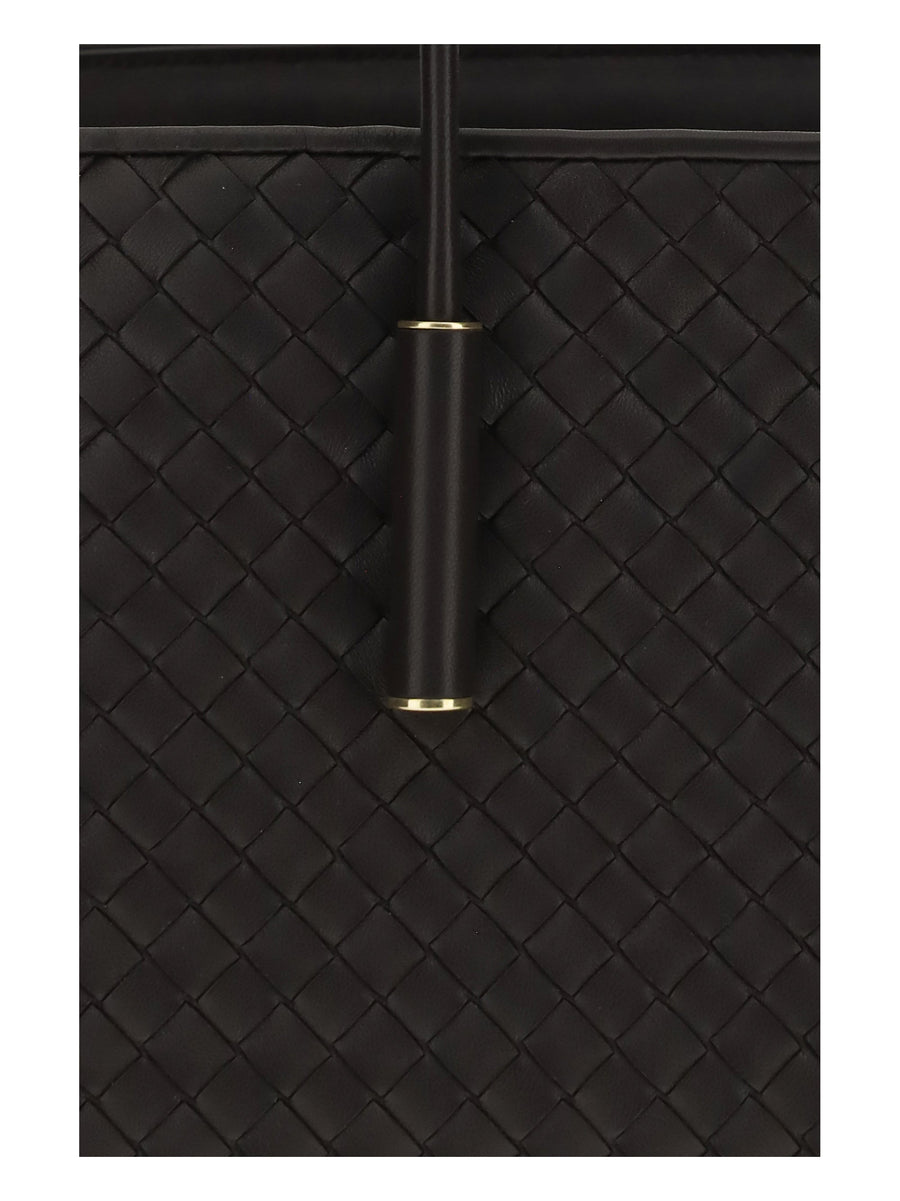 Bottega Veneta Barbara Shoulder Bag — Brown Lamb Leather