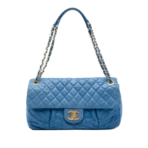 Quilted Iridescent Calfskin Chic Quilt Flap - Image 1