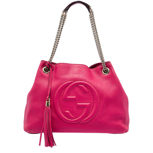 Medium Calfskin Soho Chain Tote - Image 1