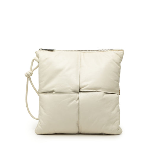 Nappa Maxi Intrecciato Padded Square Wristlet Pouch - Image 1
