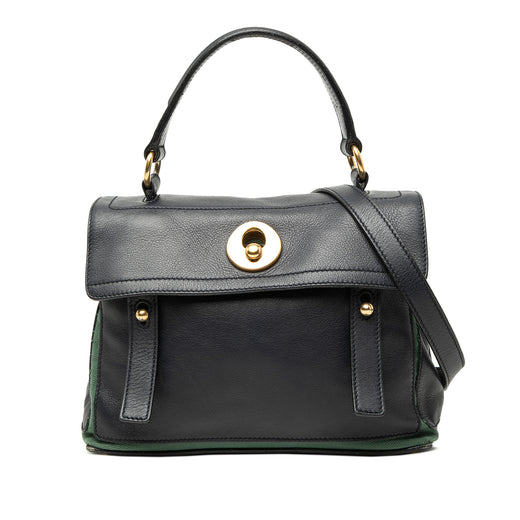 Small Leather Muse Two Satchel - Image 1