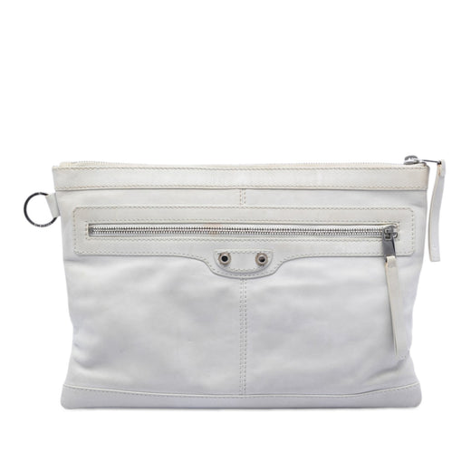 Lambskin Motocross Classic Clip M Clutch - Image 1
