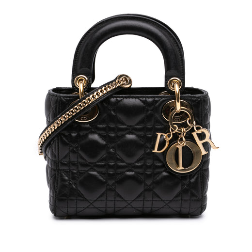 Mini Lambskin Cannage Lady Dior - Image 1