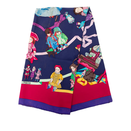 Hello Dolly Silk Scarf 90 - Image 1