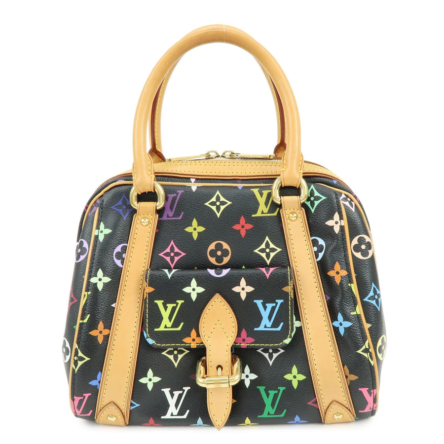 Louis Vuitton Priscilla Monogram Multicolor Black Canvas Bag