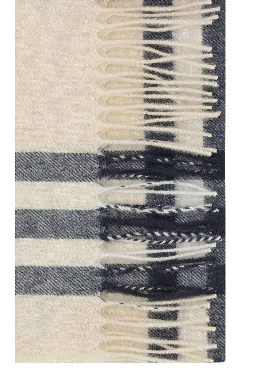 Burberry Cashmere Archivio Check Scarf — Beige (capra Hircus) Scarfs