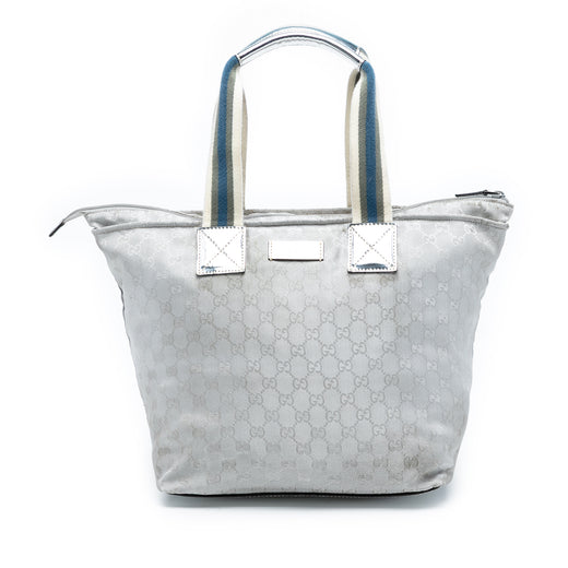 GG Canvas Web Tote - Image 1