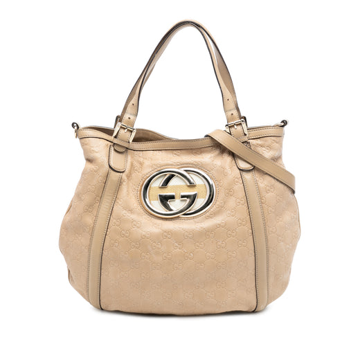 Medium Guccissima Web Britt Satchel - Image 1