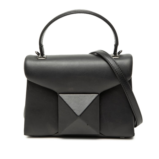 Mini Leather One Stud Top Handle Bag - Image 1