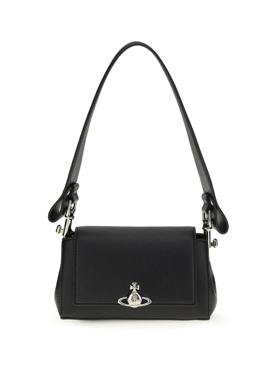 Vivienne Westwood Orb Shoulder Bag — Black