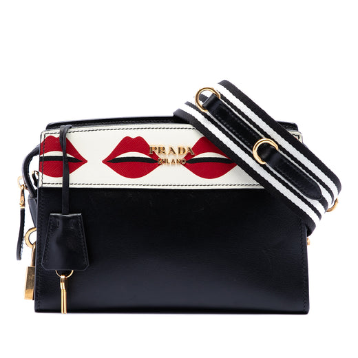 City Calf and Saffiano Lip Print Esplanade Crossbody - Image 1