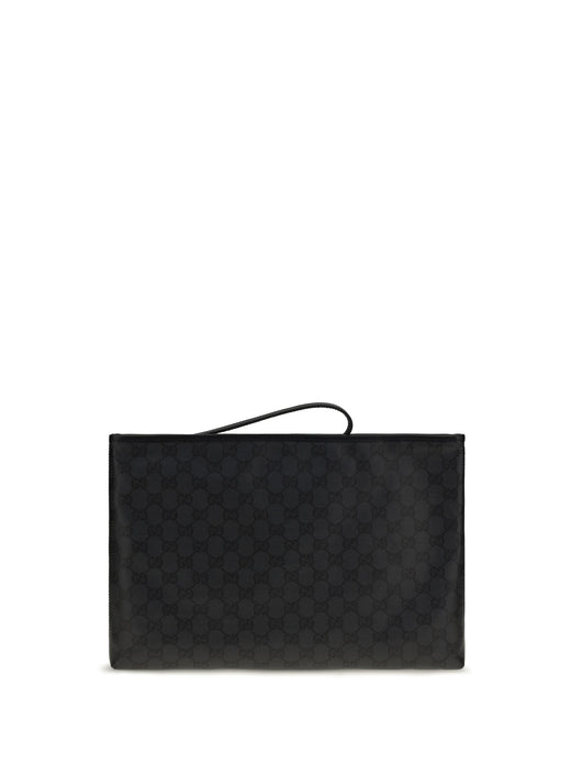 Gucci Clutch — Black Cotton