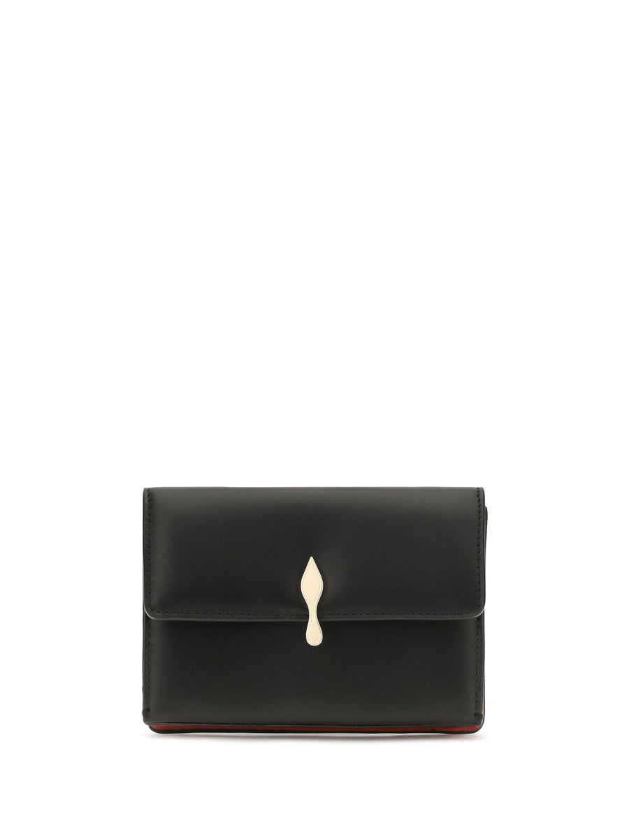 Christian Louboutin Bettina Wallet — Black Calf Leather Bos Taurus