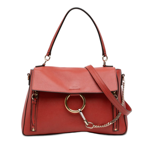 Medium Leather Faye Day Satchel - Image 1