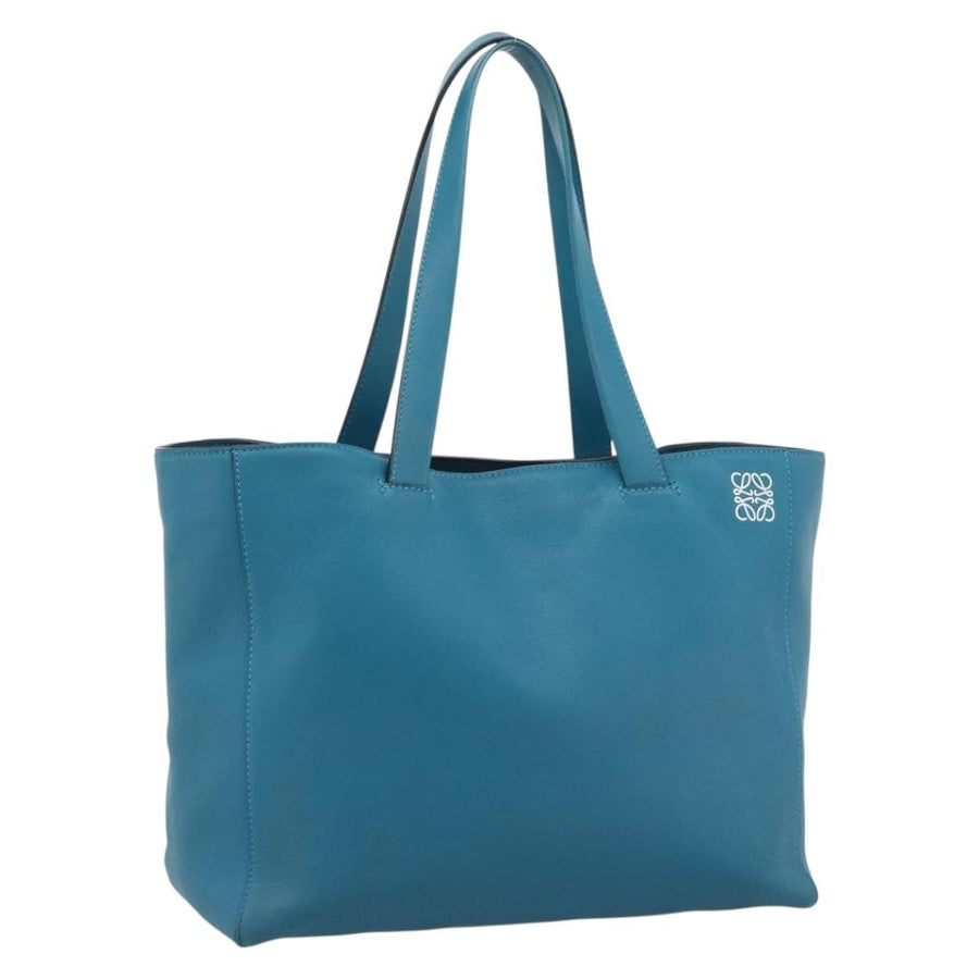 Loewe Anagram Leather Blue Bag