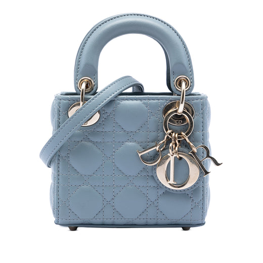 Micro Lambskin Cannage Lady Dior - Image 1