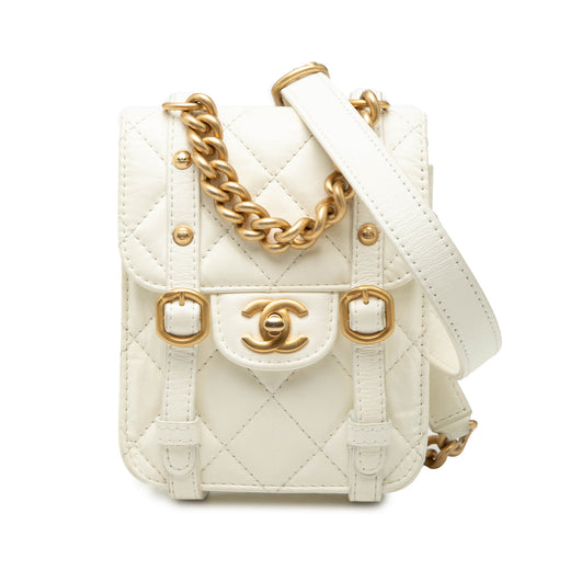 Mini Aged Calfskin City School Flap - Image 1