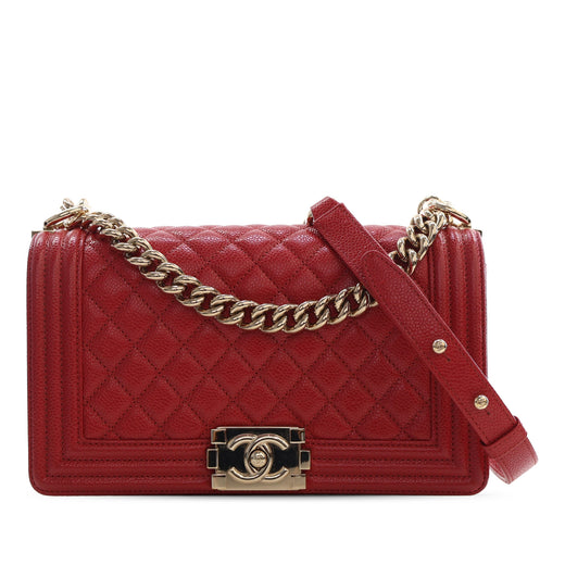 Old Medium Quilted Caviar Boy Flap - Image 1