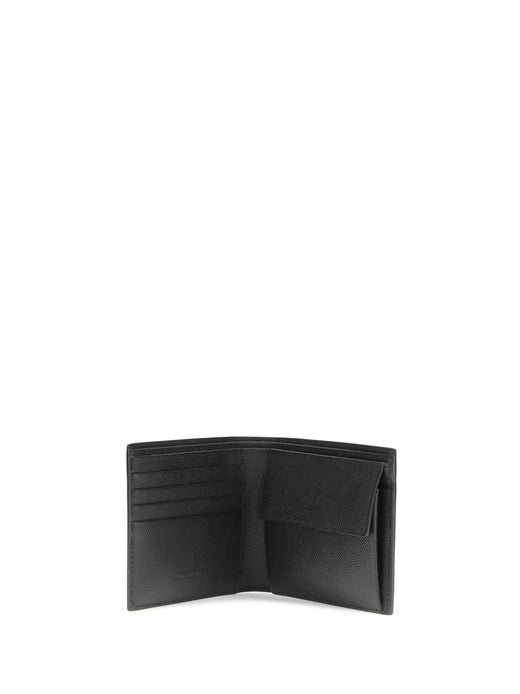 Saint Laurent Leather Billfold Wallet — Black Calf
