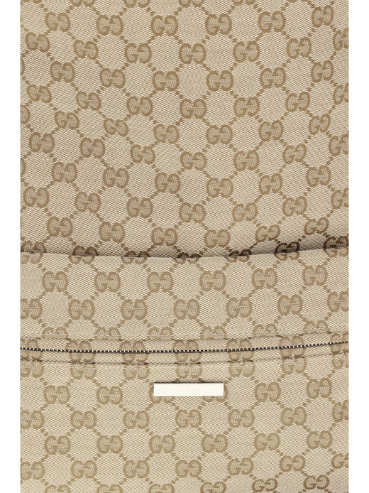 Gucci Tag Backpack — Beige Polyester