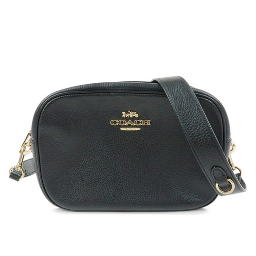 Coach Shoulder Leather Black Bag