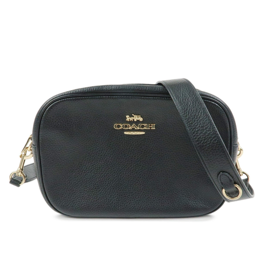 Coach Shoulder Leather Black Bag