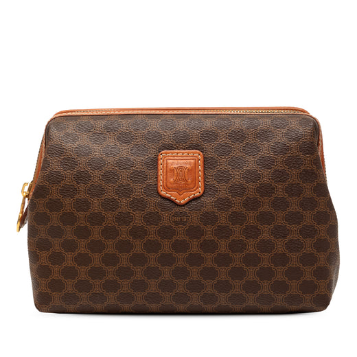 Macadam Coated Canvas Pouch - Image 1