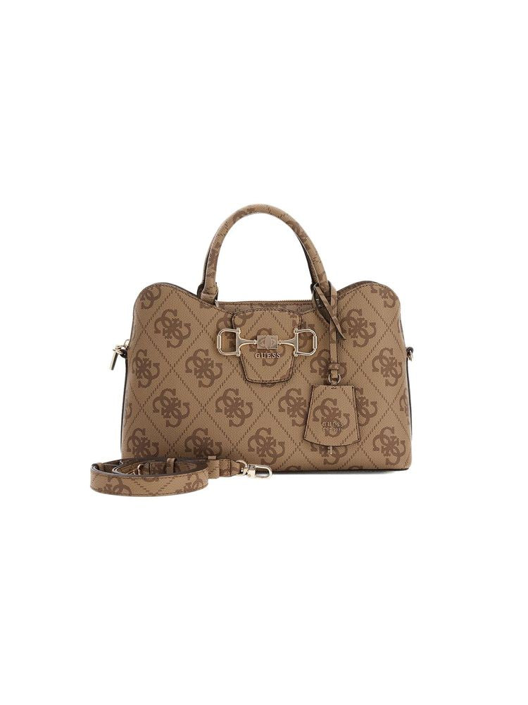 Guess Janie Shoulder Bag — Beige Polyurethane