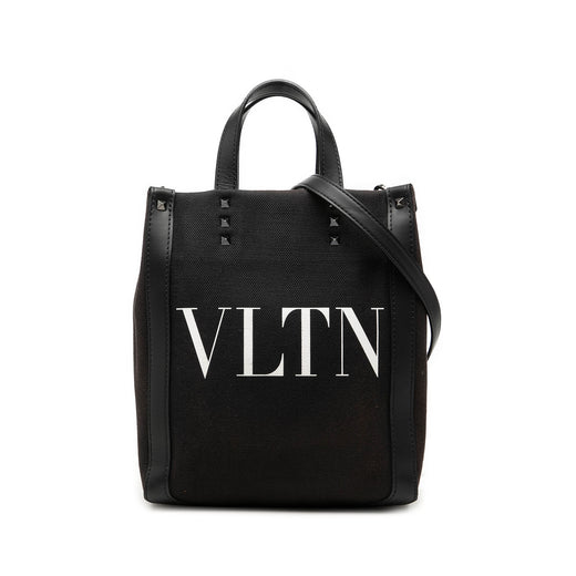 Mini Canvas Rockstud VLTN Tote - Image 1
