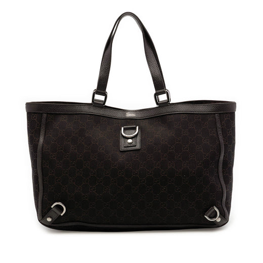 GG Denim Abbey D Ring Tote - Image 1