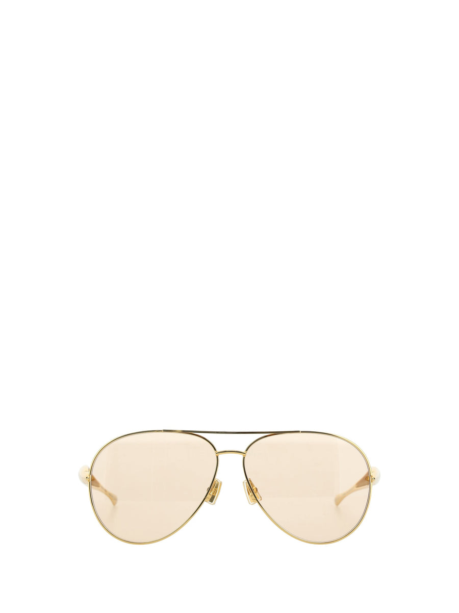 Bottega Veneta 779517v4450 Sunglasses — Gold Metal