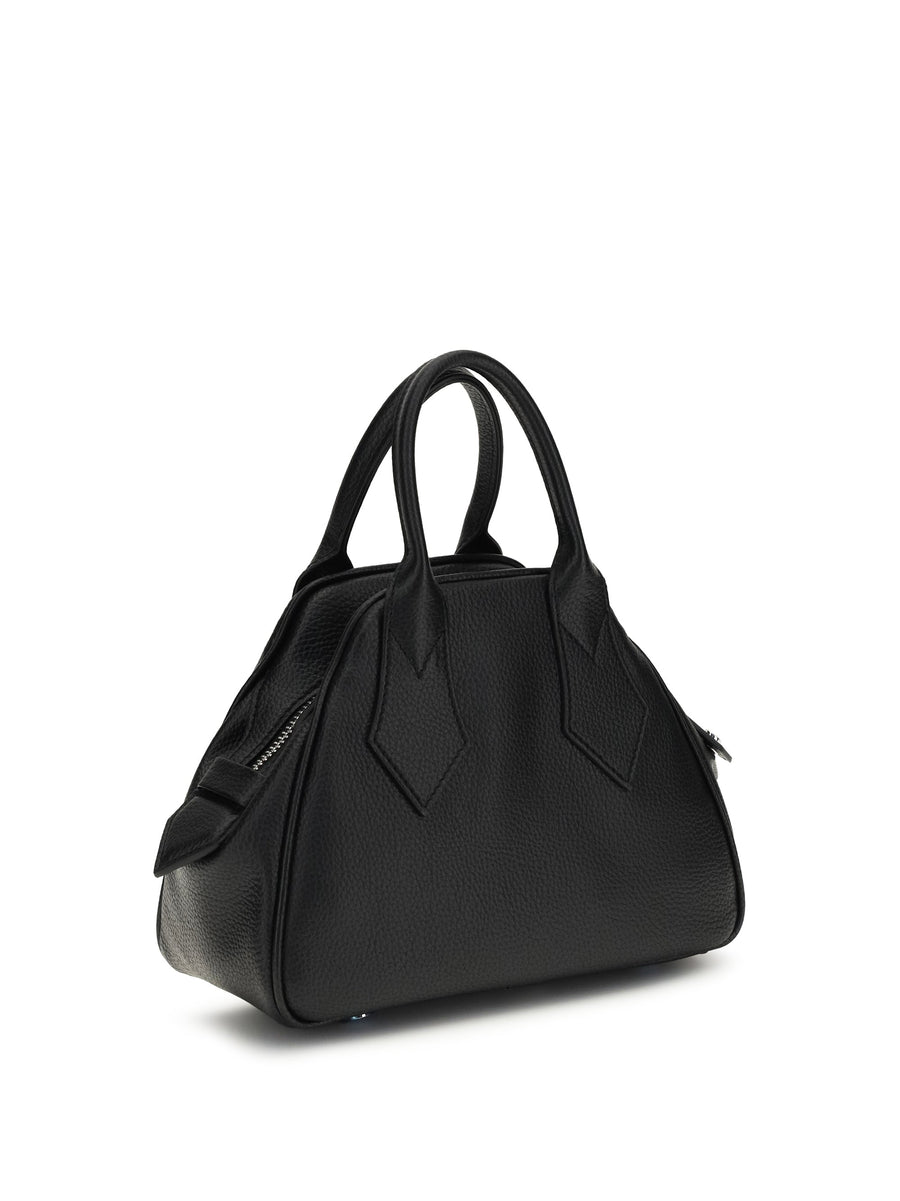 Vivienne Westwood Yasmine Shoulder Bag — Black Calf Leather