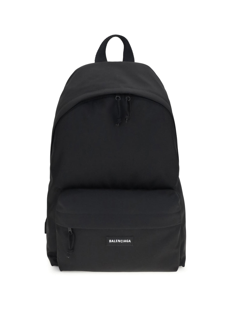 Balenciaga Explorer Backpack — Black Polyamide; Polyester