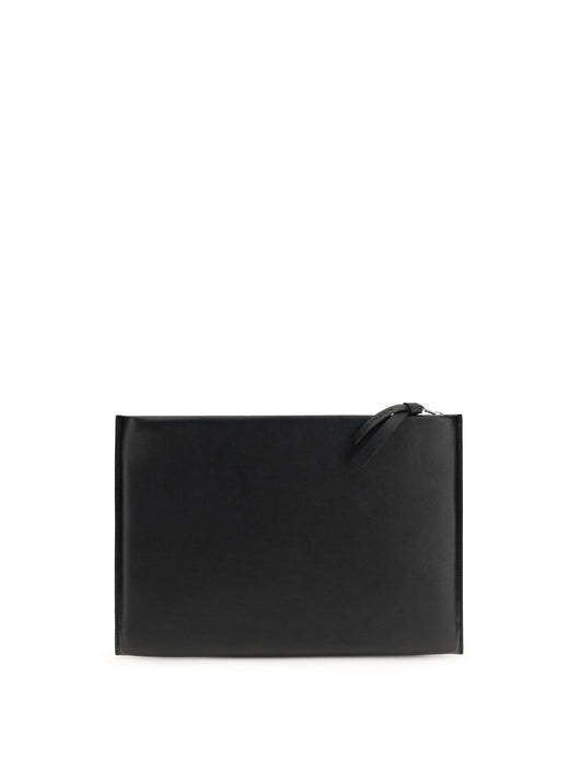 Givenchy Antigona Clutch — Black Calfskin Leather