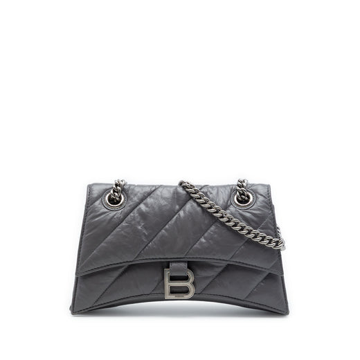 Small Metallic Calfskin Crush Chain Shoulder Bag - Image 1