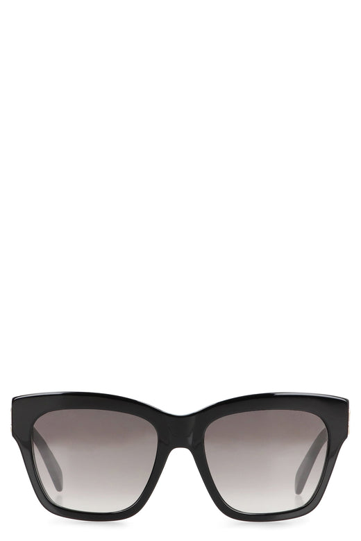 Celine 4s253cplb Cat-Eye Sunglasses — Black Acetate