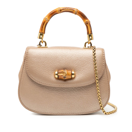 Mini Metallic Calfskin Bamboo Night - Image 1