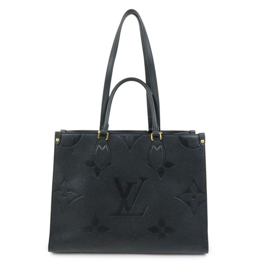 Louis Vuitton Onthego Monogram Empreinte Giant Black Leather Bag