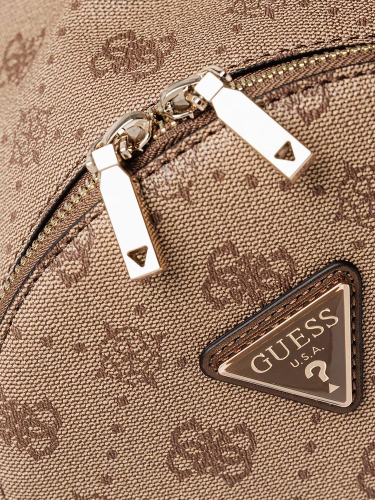 Guess Silia Backpack — Beige Polyurethane