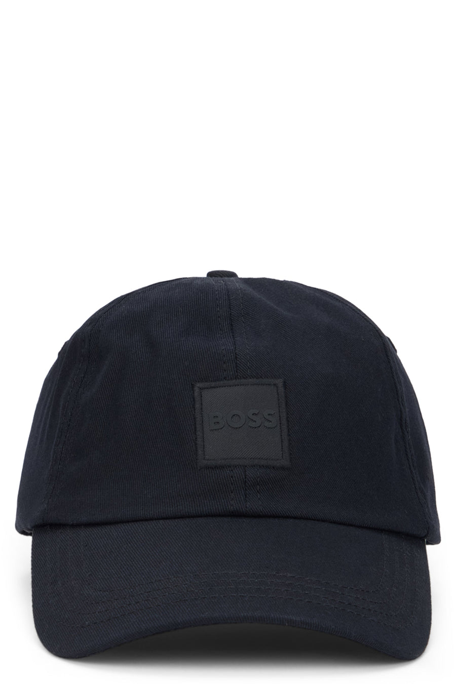 Hugo Boss 50535555 Structured Cotton Baseball Cap — Black Caps